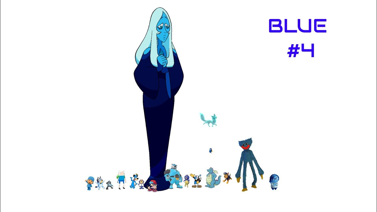 All Blue characters from games, series, and movies sings I'm blue (DA BA DEE) part 4