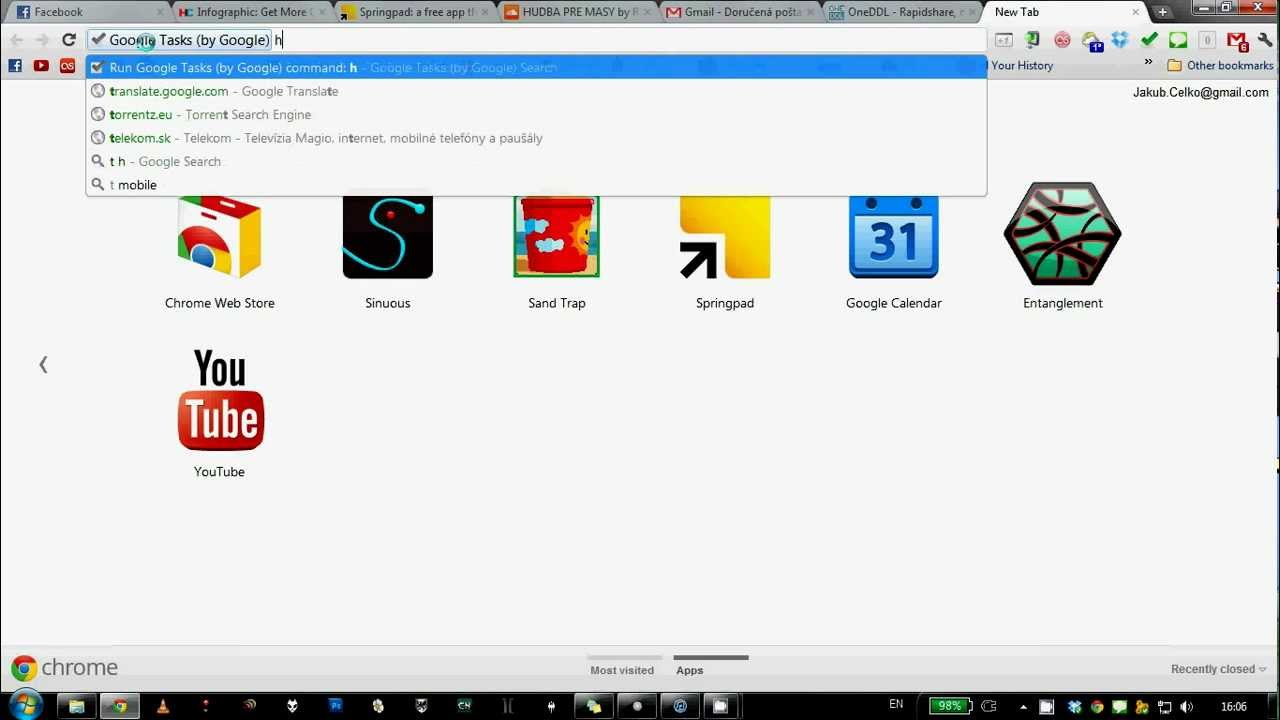 google tasks from chrome web browser