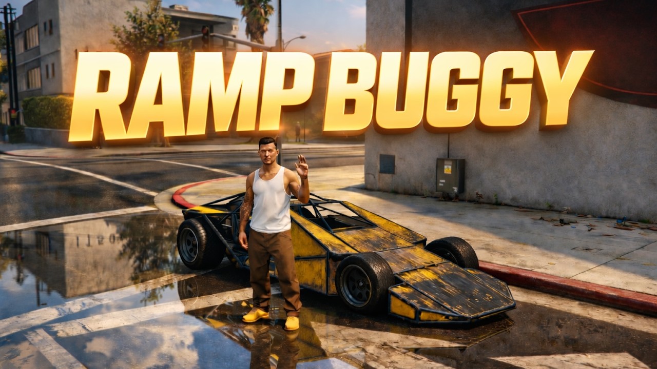 Ramp Buggy vs Police Car - don't💪enjoy Gta 5 Online part 2