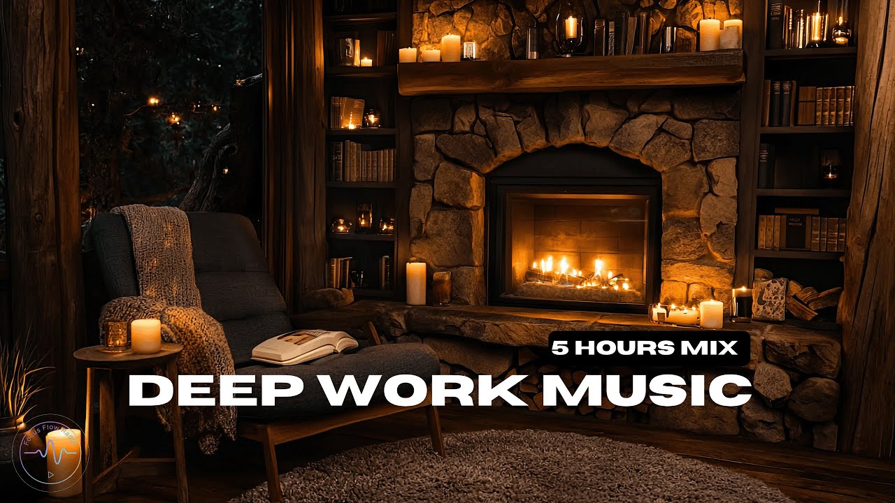 Deep Work Music 5 Hours Study & Deep Work Mix Calm Concentration (No Vocals) FocusFlow Radio #4