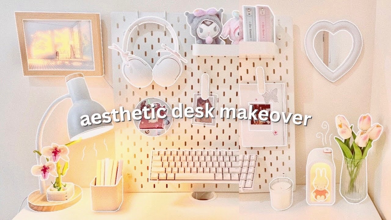 уютный макияж стола 💌🌷| Вдохновленный Pinterest, минимализм и белая эстетика ♡