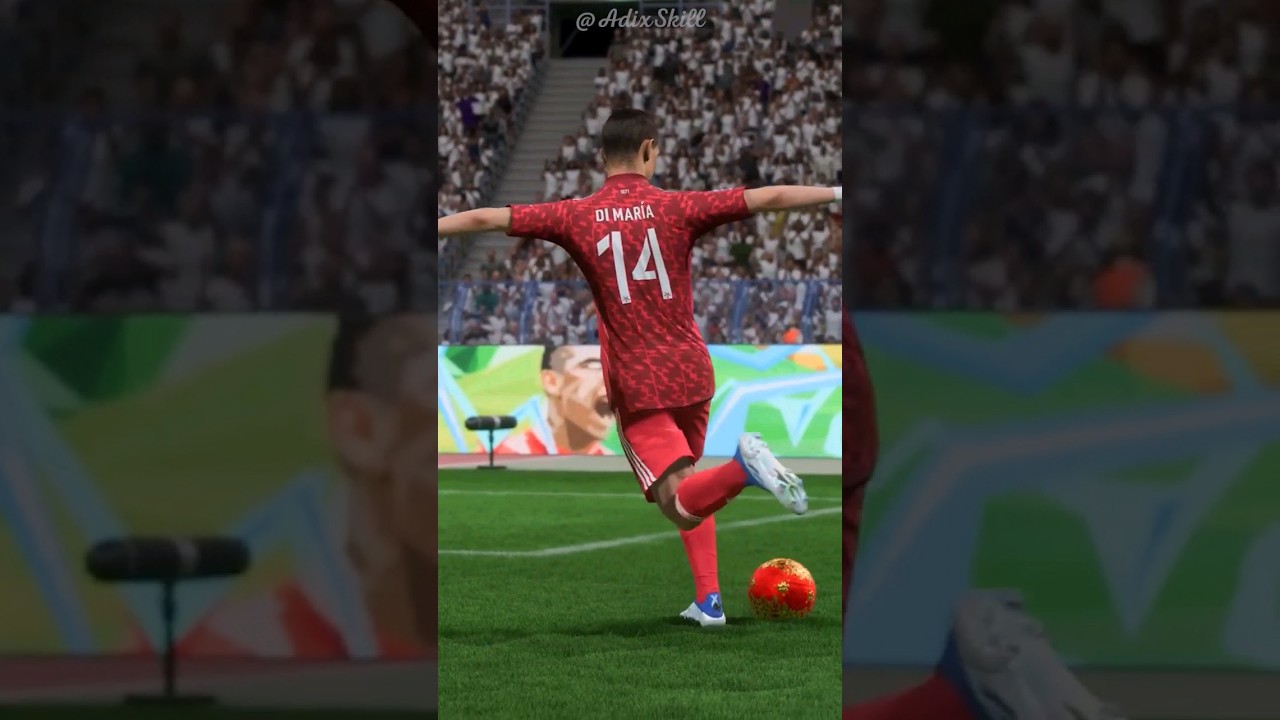 Scoring a CRAZY rabona with 97 Di Maria 🤯🔥