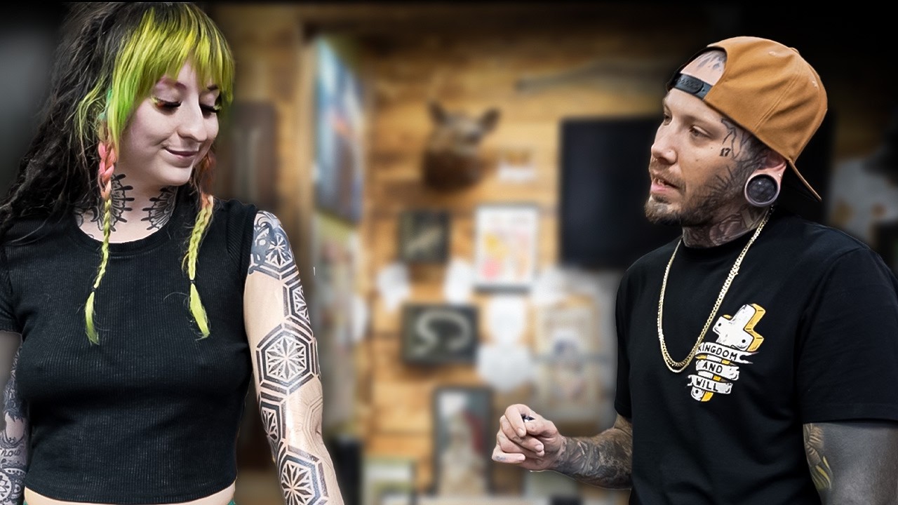 Elbow Mandala Tattoo Process You Can’t Look Away From!!!