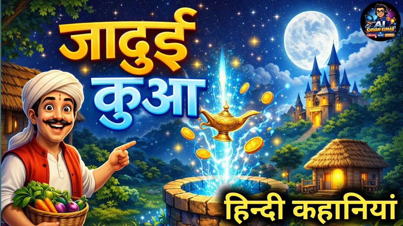 जादुई कुंआ।।हिन्दी कहानियां।।jadui kunaa।।moral stories।।hindi kahani।।cartoon ।। जादुई कहानी 