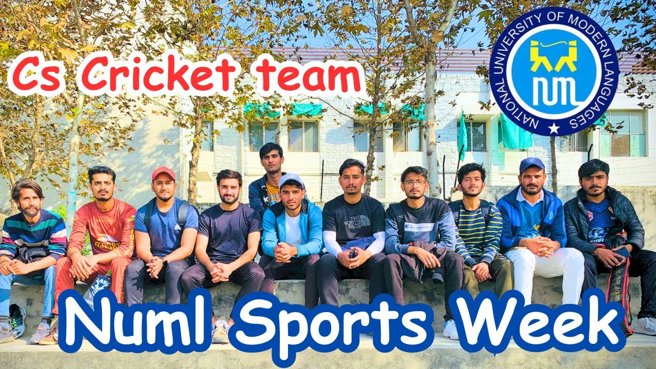 Numl University Sports Week 🏆🥇|| Cricket🏏 and futsal football Matches ⚽️ || Arvlogs🔥