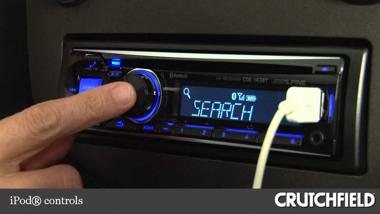 Alpine CDE-143BT Car CD Receiver Display and Controls Demo | Crutchfield Video