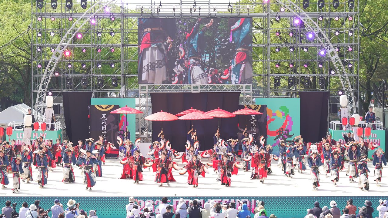 [4K] 百華夢想　にっぽんど真ん中祭り 2025 どまつり 土曜日