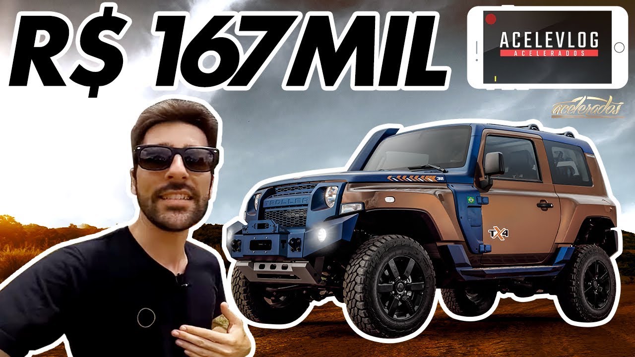 Troller AT ainda é casca-grossa? Aceleramos o novo TX4 com câmbio automático - AceleVlog #108
