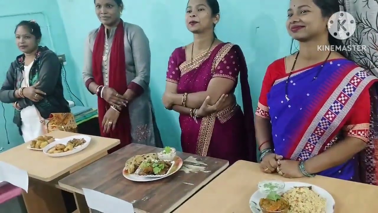 Food exhibition at my son's school 