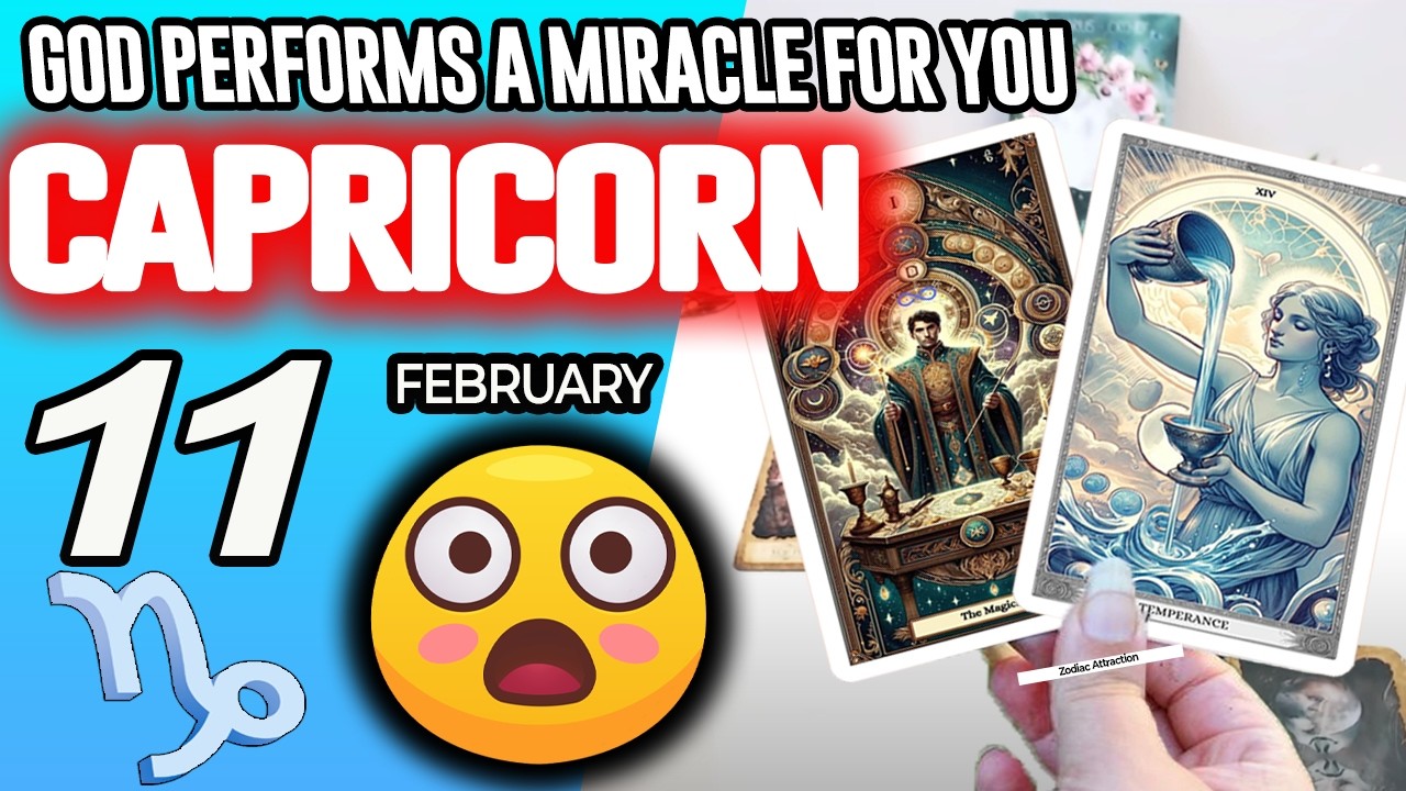 Capricorn ♑😇GOD PERFORMS A MIRACLE FOR YOU❗🙌 horoscope for today FEBRUARY 11 2026 ♑ #capricorn tarot