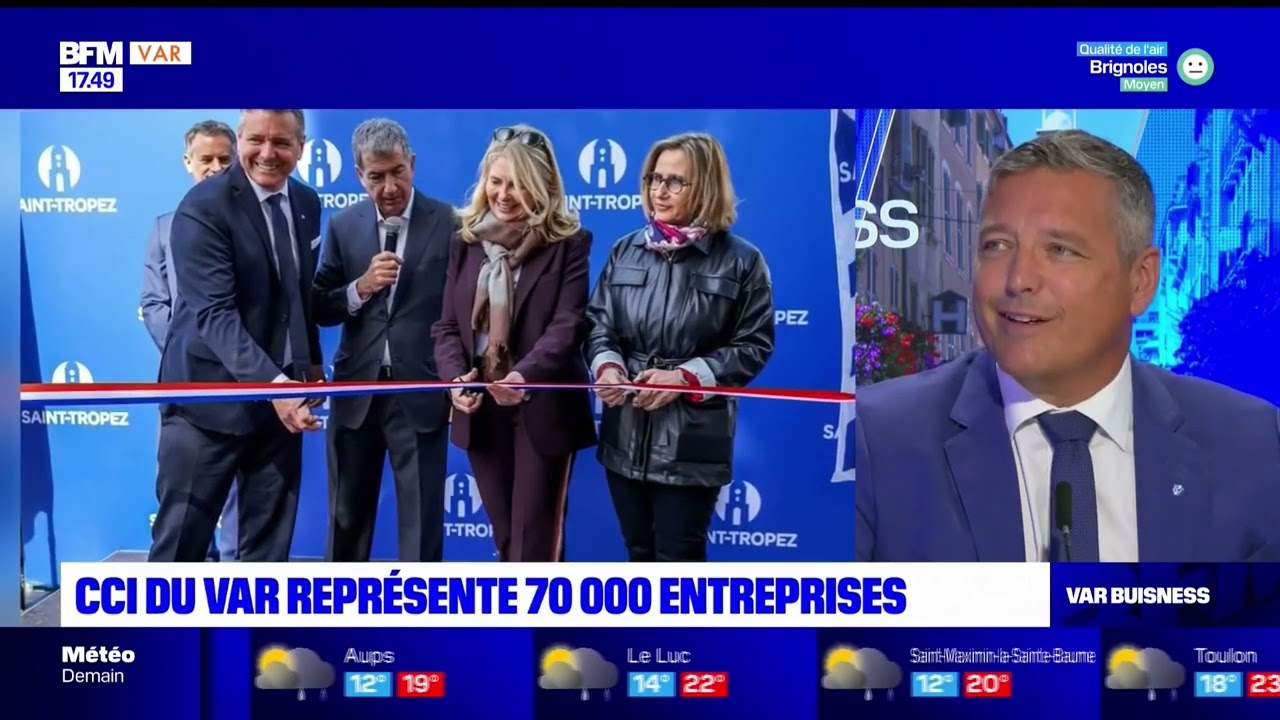 Var Business du mardi 17 octobre - CCI Var repr&eacute;sente 70 000 entreprises