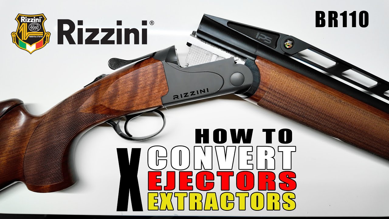 Rizzini BR110 Shotgun Ejector to Extractor Conversion
