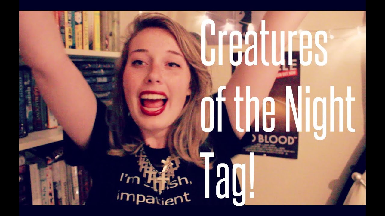 Book Creatures of the Night tag!