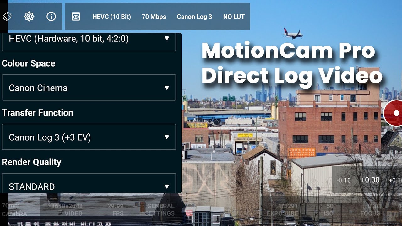 MotionCam Pro Direct Log Video Test With Samsung S23 Ultra