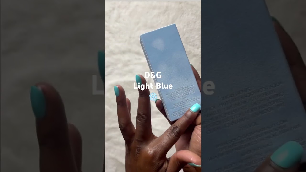 ❄️ Perfume Unboxing ASMR - Dolce & Gabbana Light Blue #luxuryunboxing