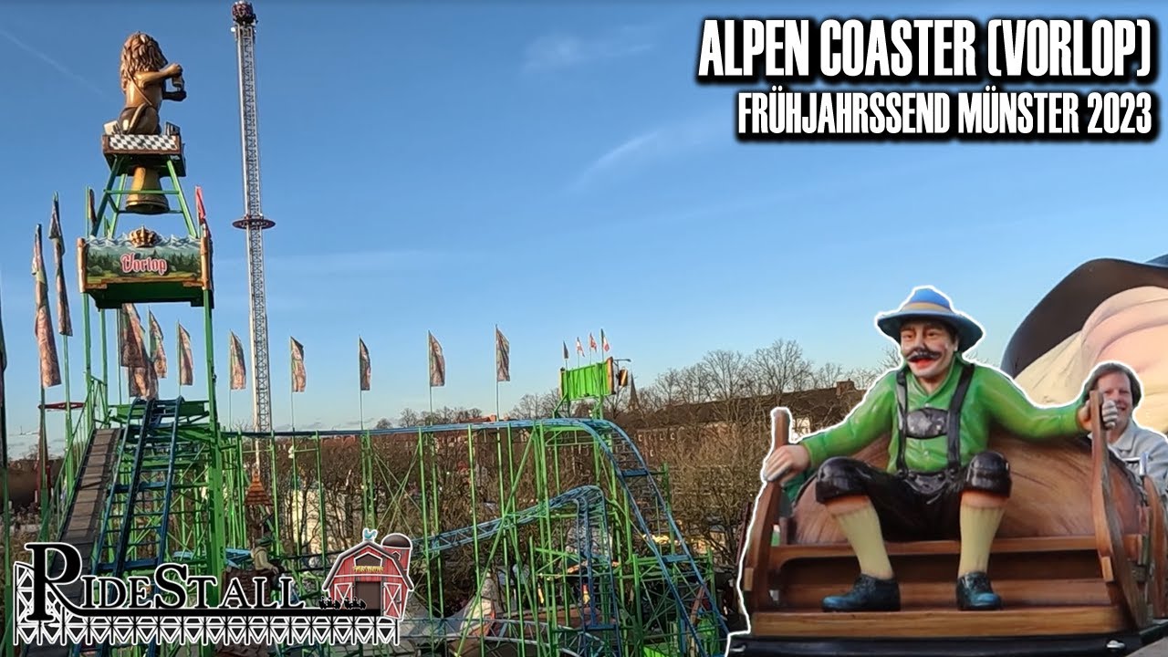 Der Alpen Coaster (Vorlop) - zum ersten Mal in Münster auf dem #frühjahrssend 2023 | POV