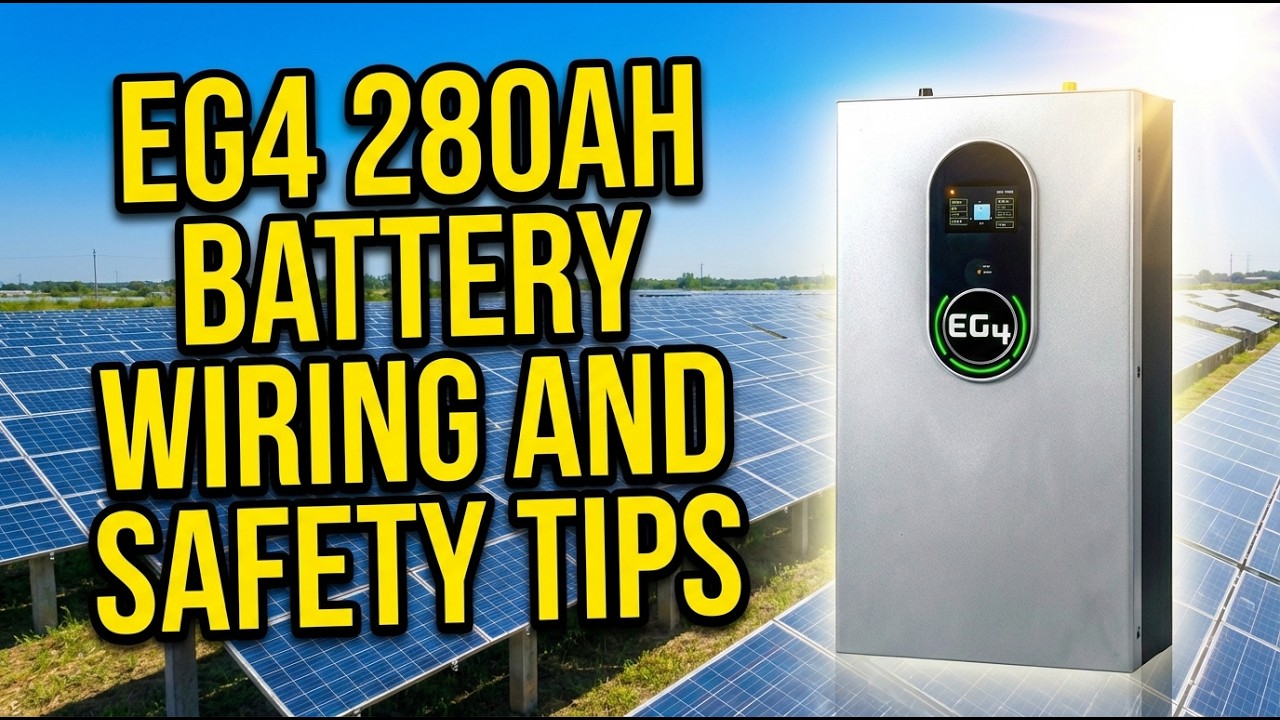 EG4 280ah Battery Wiring and Safety Tips