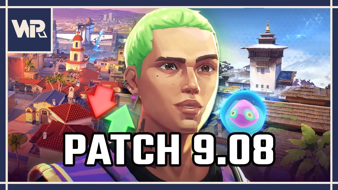 PATCH 9.08 - Gekko rééquilibré, Yoru buff, nouvelle Sunset, GLITCH new map en TDM