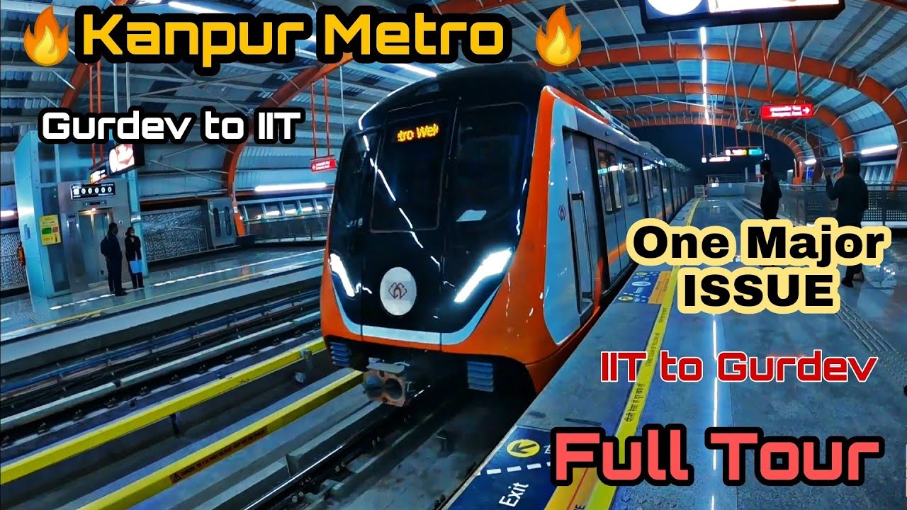 kanpur metro full tour | IIT to gurdev metro ride | kanpur Metro ride #kanpurmetro #vlog  #kanpur