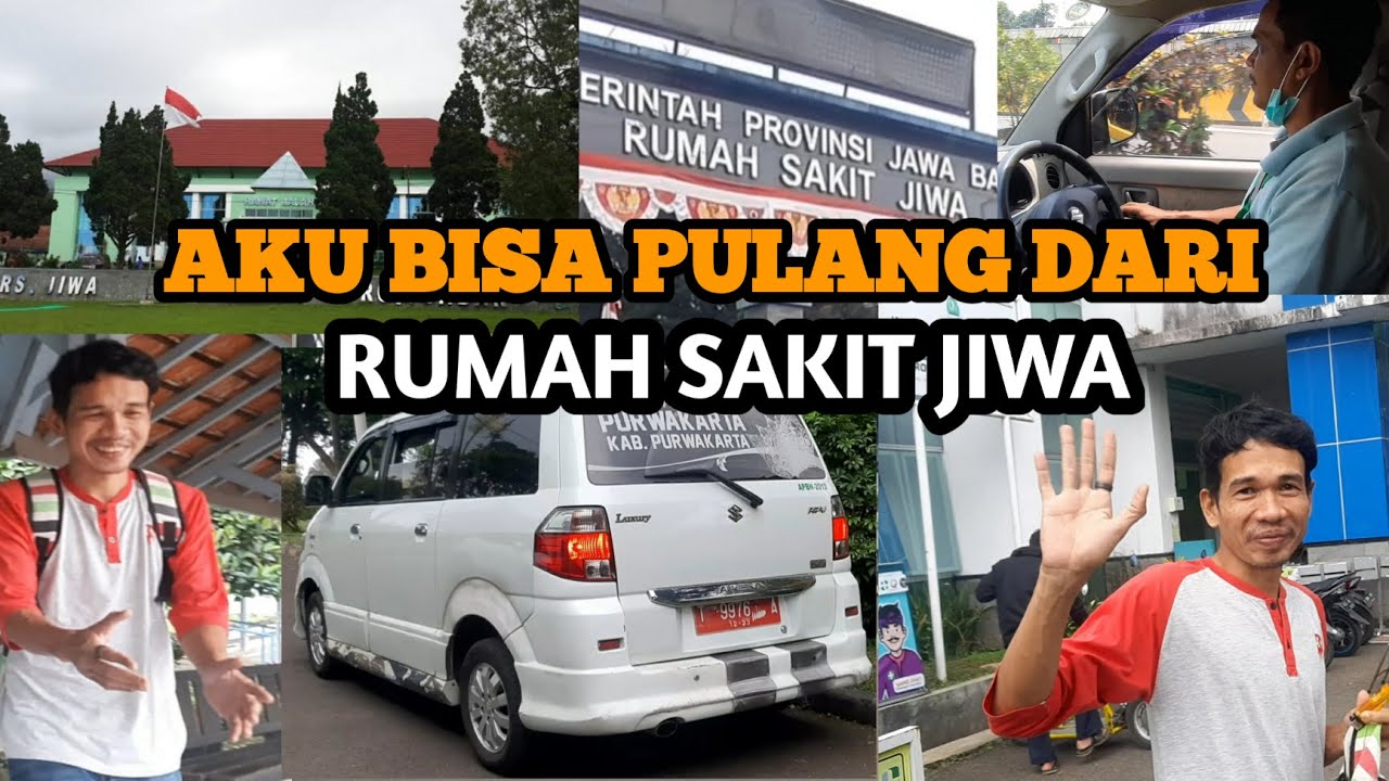 Pasien Rumah Sakit Jiwa Cisarua Bandung pulang | wajib berobat jalan #purwakarta @ambuannechannel8075