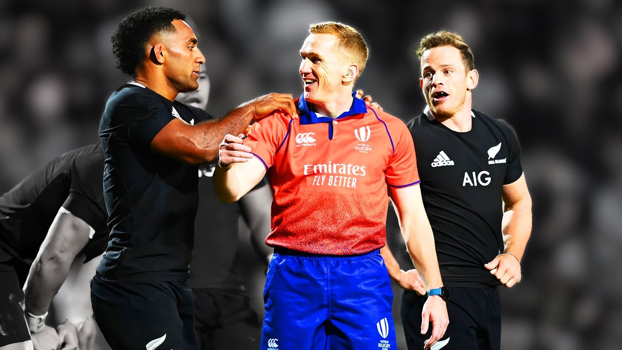 The RAREST Referee & Player Interaction in Rugby!