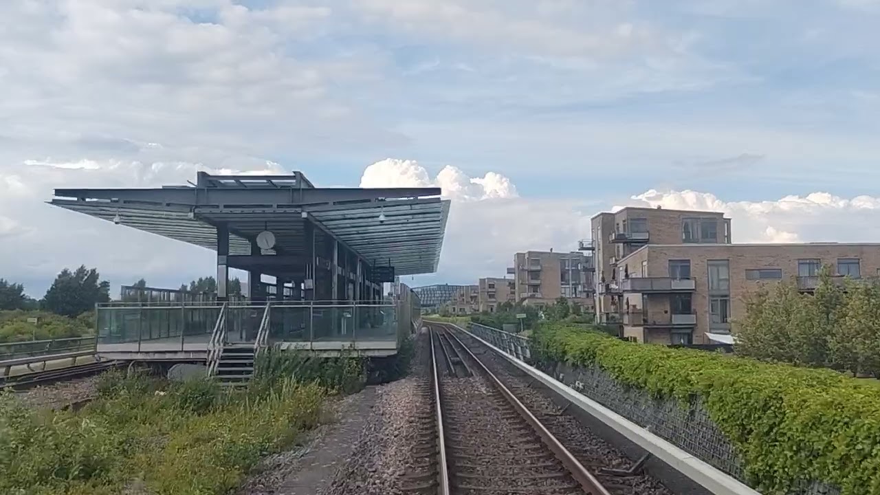 Copenhagen Metro - M1 driverless metro from Vestamager to Nørreport