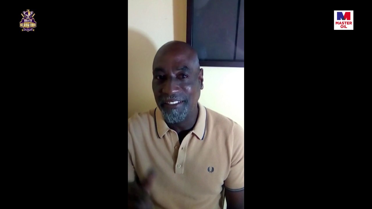 Sir Viv Richards congratulates on #HatTrickOfMasterOil