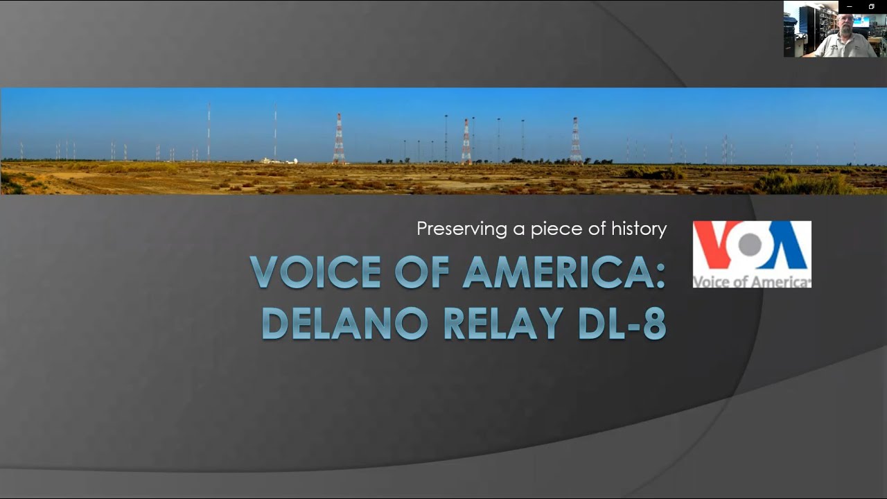 Preserving a Piece of History: Voice of America Delano Relay DL-8 - Dennis Kidder W6DQ