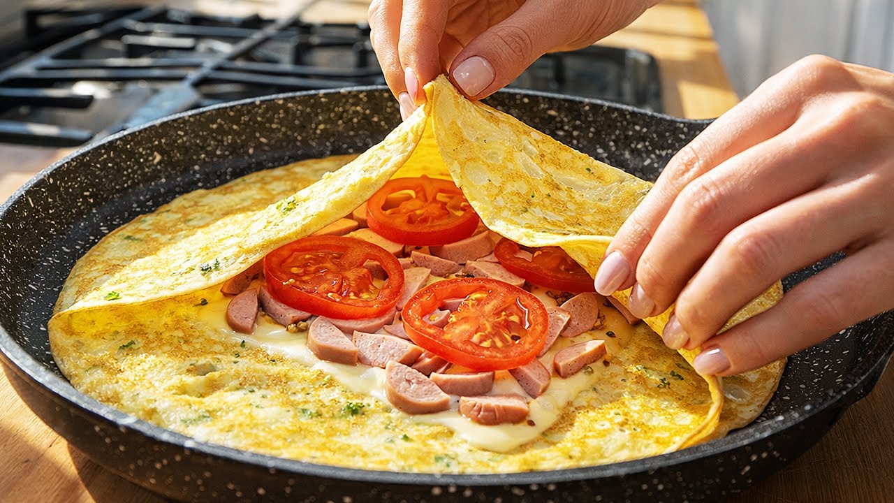 Köstliches Omelett-Frühstück aus einer Pfanne – besser als Sandwiches