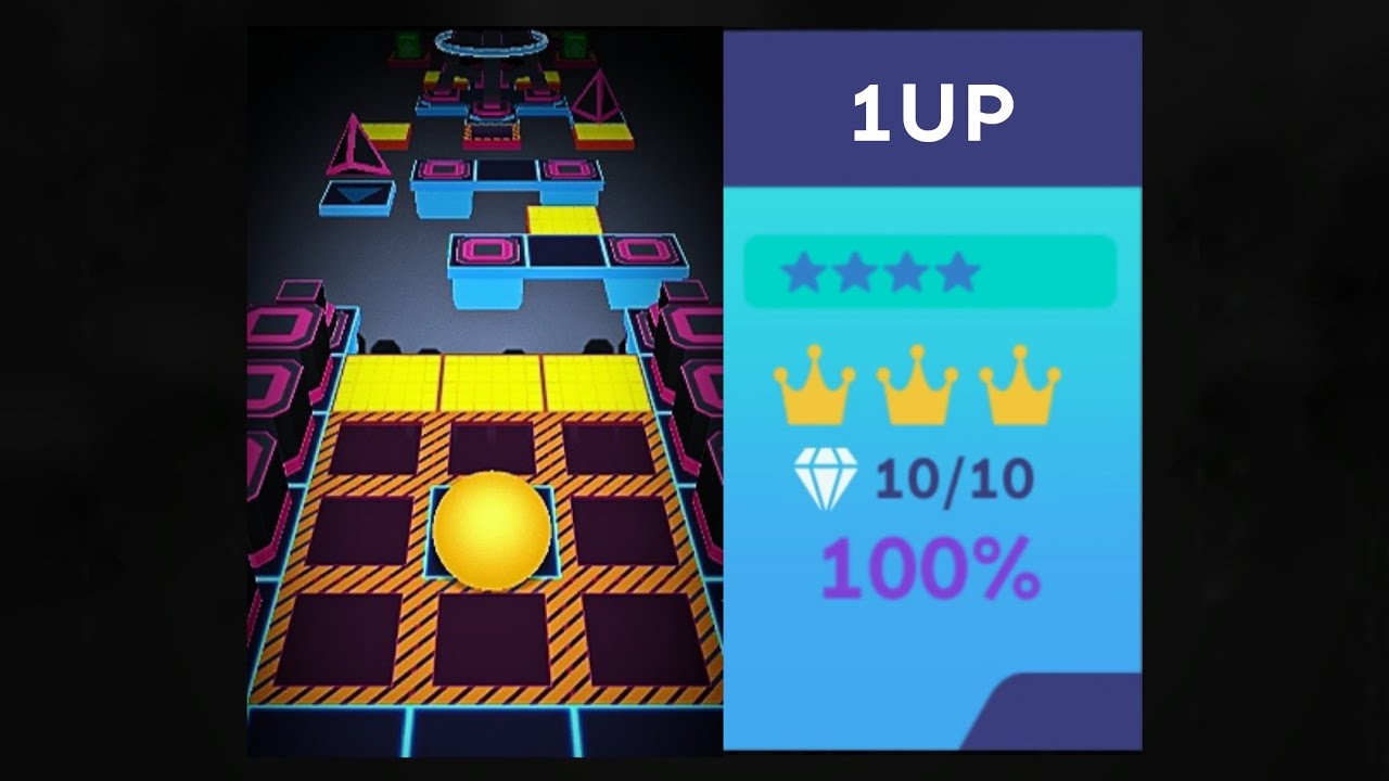 Rolling Sky Remake - 1UP (Remake) [by: Huy Trien]