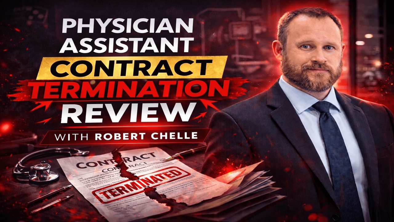 Physician Assistant Contract Termination Review | Notice Periods, Non-Competes & Repayment Risks