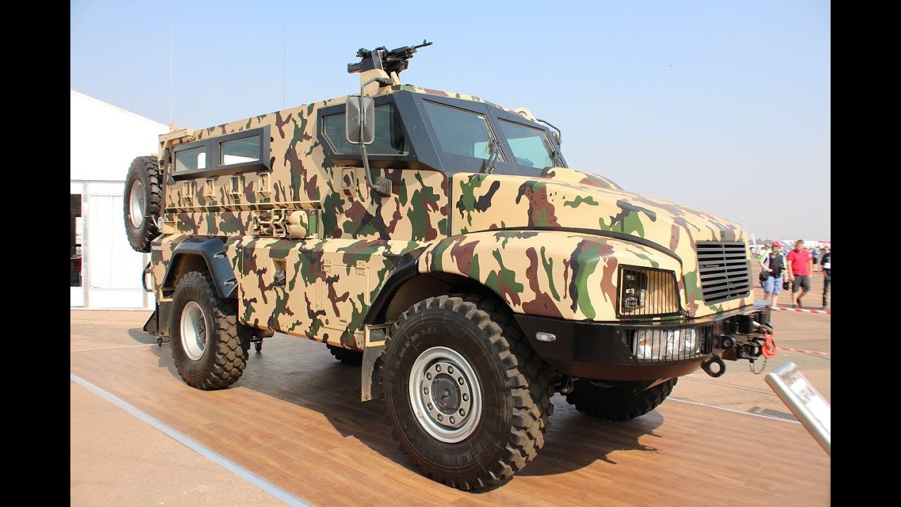 BAE Systems South Africa has launched RG21 4x4 mine protected vehicle armoured at AAD 2014