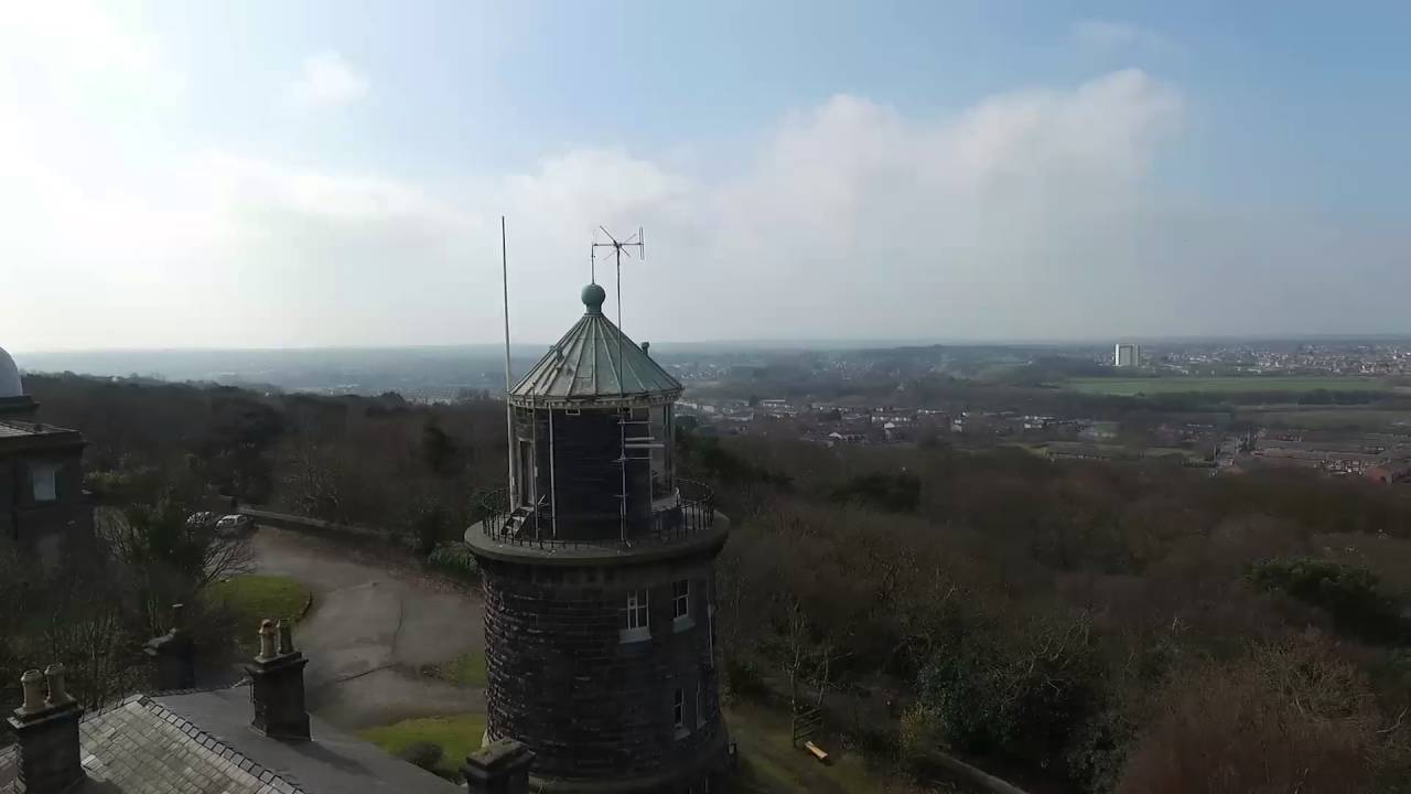 Drone Aerial Footage Bidston Hill Wirral 1080P Full HD