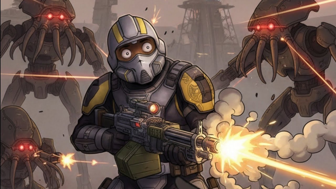  Helldivers 2 - Holding ground for evacuation!