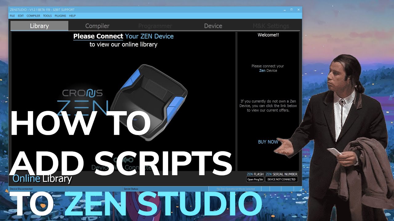 How to add Scripts to ZEN STUDIO 2025