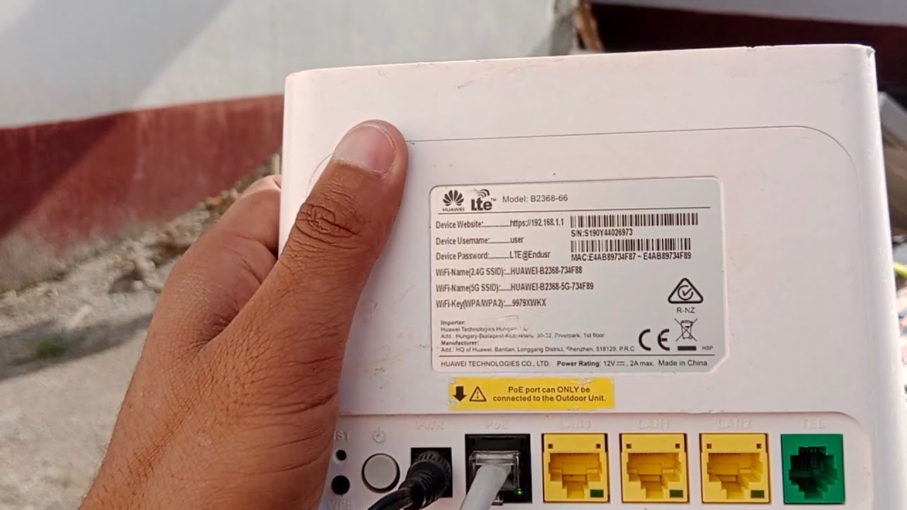 Huawei B2368 Router installation 🧑‍🔧