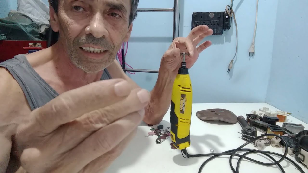 como fazer acessório para micro retifica  [ j f ]