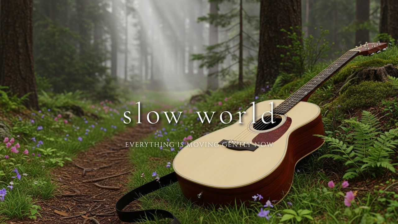 Peaceful Acoustic Guitar Music for Relaxation & Night Anxiety 🌲 The World Slows Down