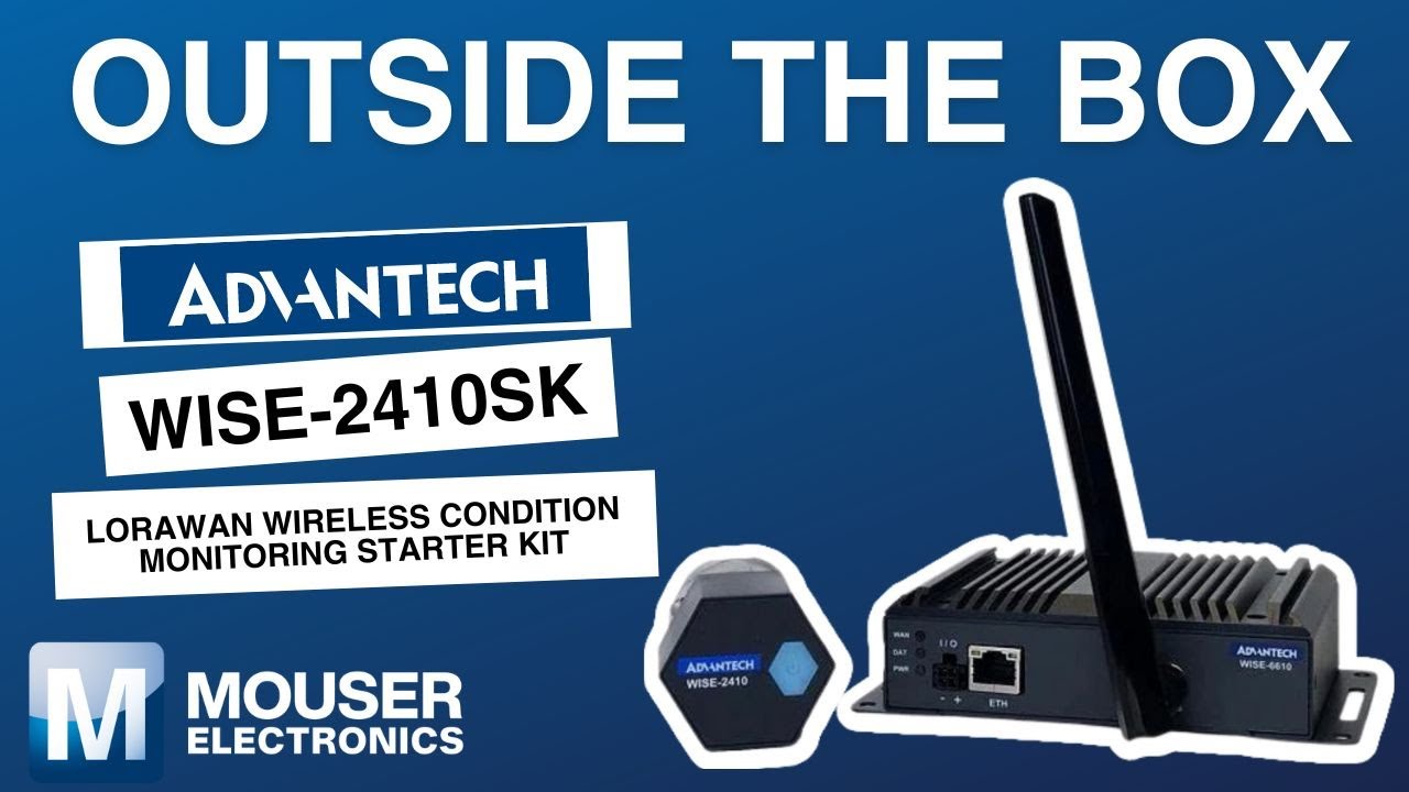 Advantech WISE-2410SK-NA Starter Kit: Outside the Box | Mouser Electronics