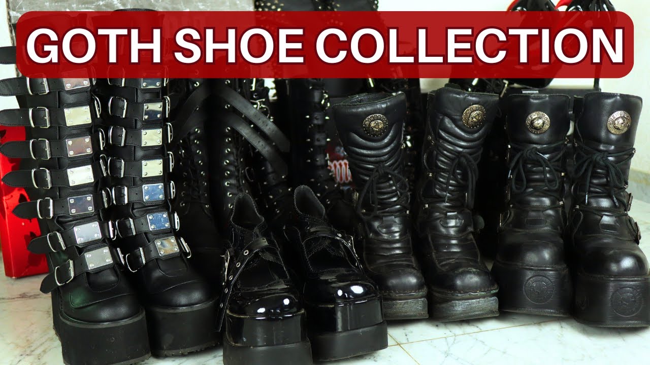 Goth shoe collection 2024 | Demonia New Rock Killstar Pleaser