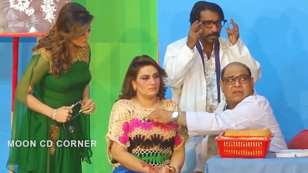Agha Majid with Iram Chaudhry and Nadeem Chitta | Comedy Clip | Stage Drama 2022 | Punjabi Stage Dra