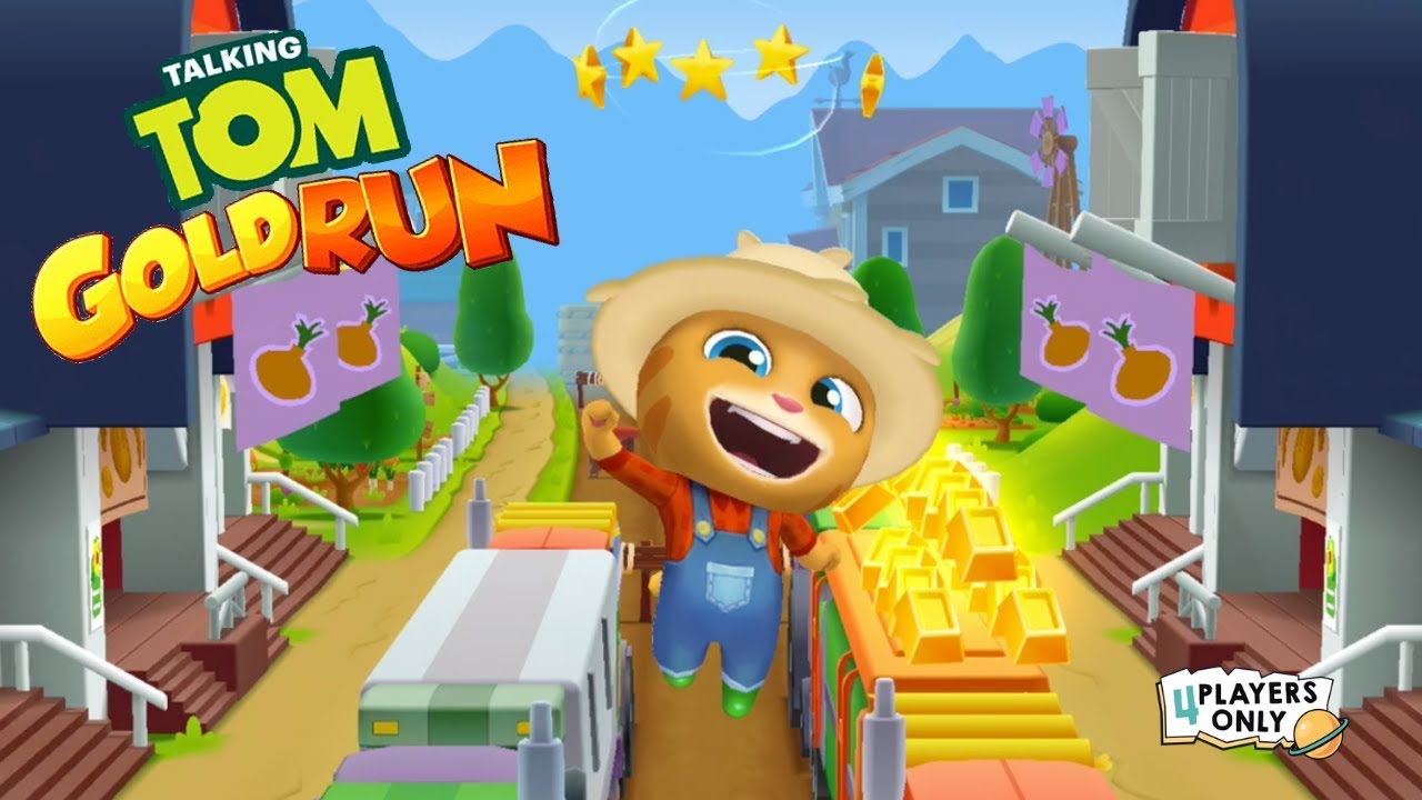 Talking Tom Gold Run | Play w/ FARMER GINGER, GINGER’s Farm WORLD! Outfit7 Limited