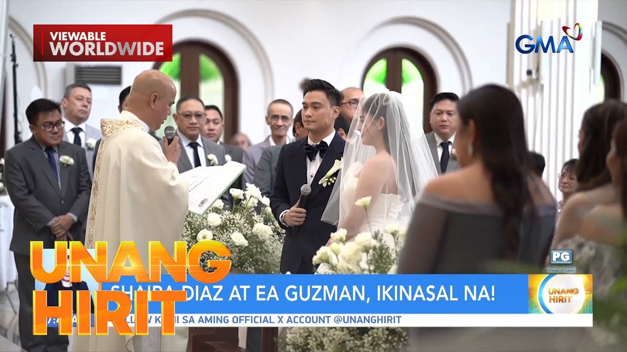 Shaira Diaz at EA Guzman, ikinasal na! | Unang Hirit