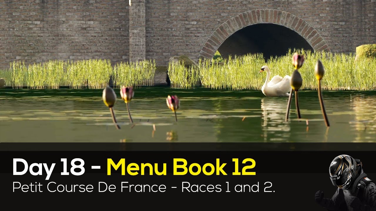 Menu Book Challenge 12 - DOUBLE HEADER at Petit Course de France - Gran Turismo 7 - GT7  Gameplay