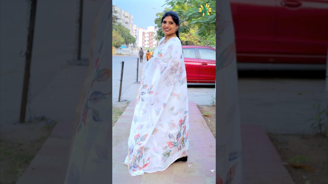 Chanderi Linen Cotton | RS.920/- | SAREE CODE-AS056 #linensarees #handloom #linen