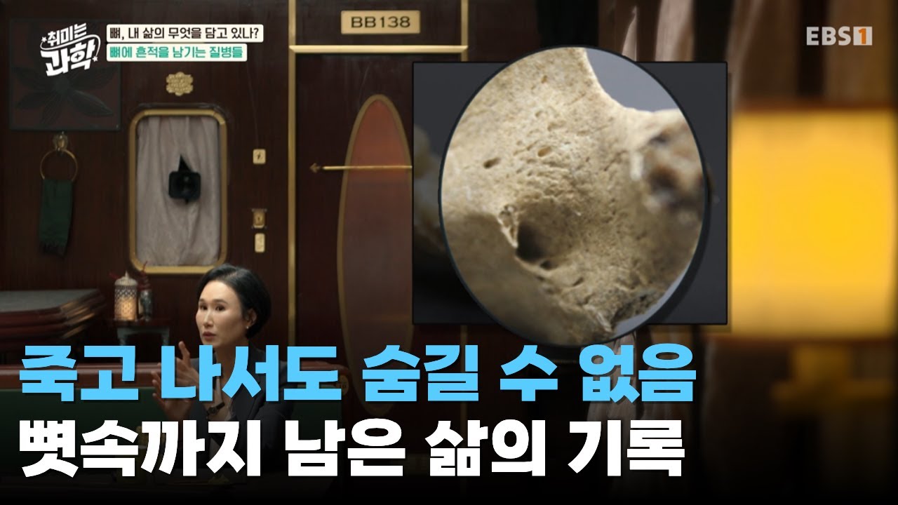 뼈를 보면 인생이 보인다ㅣ말 없는 뼈가 전하는 진실ㅣ#취미는과학