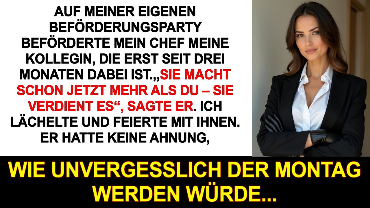 „Sie macht mehr als du!“ sagte mein Chef – am Montag fiel alles auseinander.