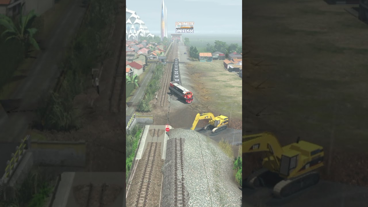 Kereta Api dan Kereta Cepat Hindari Rel Putus #keretaapi #railtrack #railway #trending