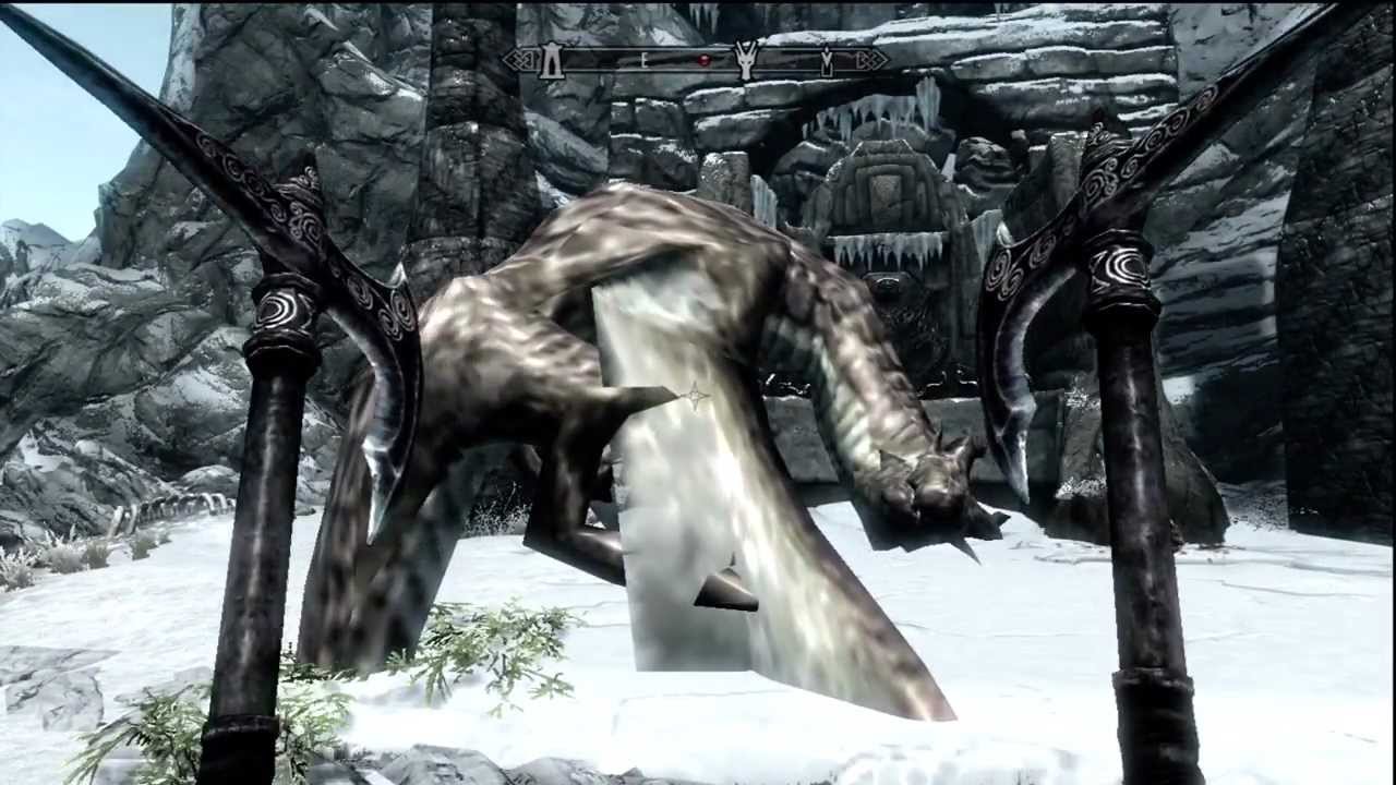 Skyrim: Stupid Low Resolution Dragon