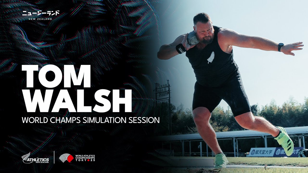 How Tom Walsh Simulates World Championships Shot Put